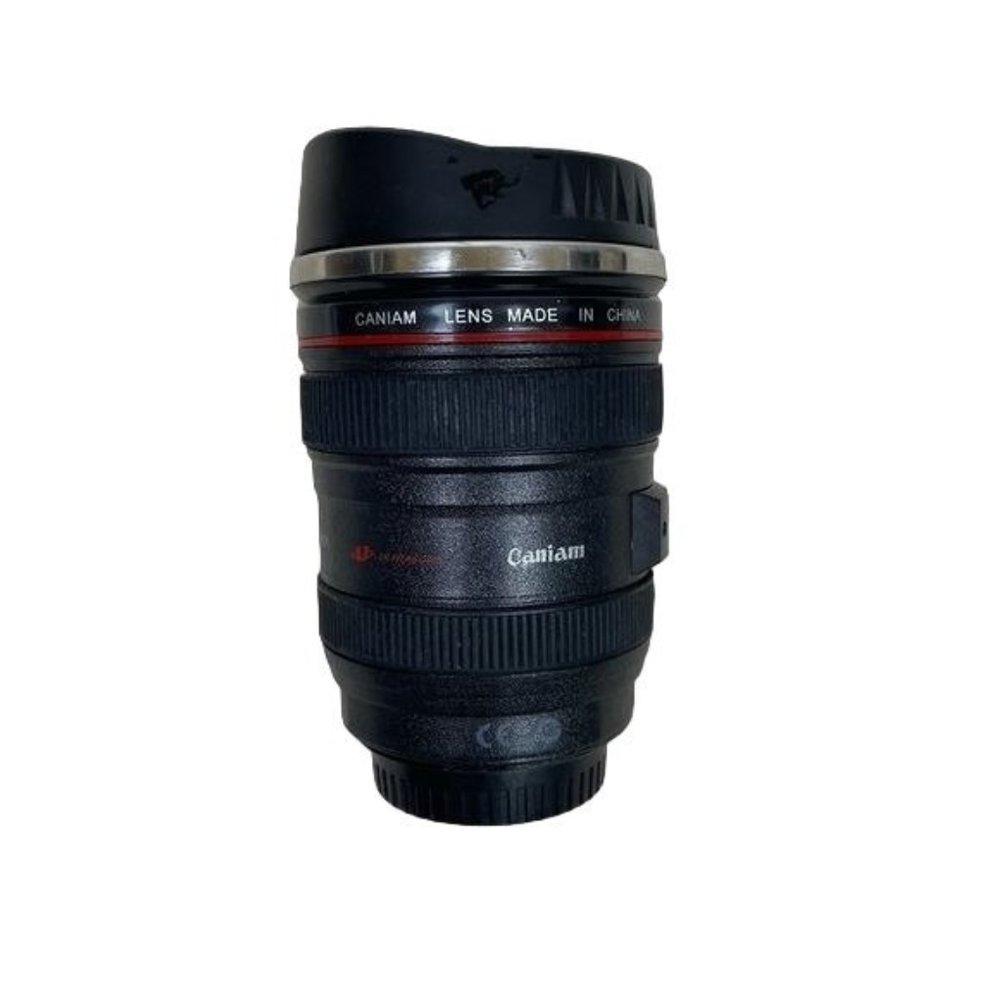 Canon Caniam Novelty Camera Lens insulated 10oz Travel Coffee Mug